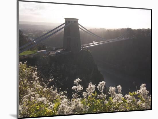 Clifton Suspension Bridge, Bristol, England, United Kingdom-Charles Bowman-Mounted Photographic Print