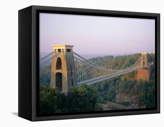 Clifton Suspension Bridge, Built by Brunel, Bristol, Avon, England, United Kingdom (U.K.), Europe-Rob Cousins-Framed Premier Image Canvas
