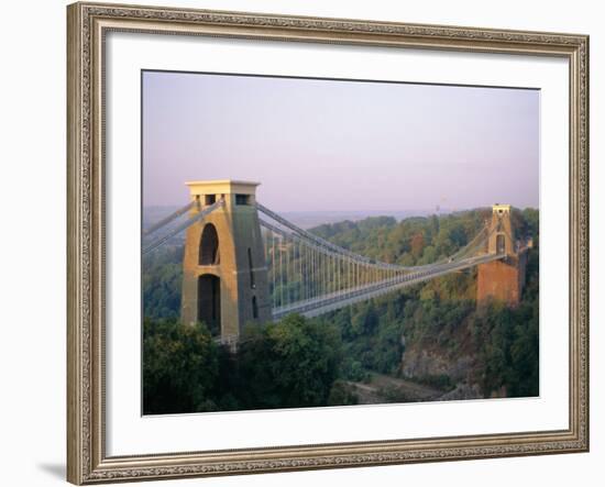 Clifton Suspension Bridge, Built by Brunel, Bristol, Avon, England, United Kingdom (U.K.), Europe-Rob Cousins-Framed Photographic Print