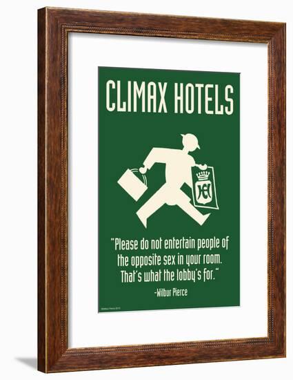 Climax Hotel-Wilbur Pierce-Framed Art Print