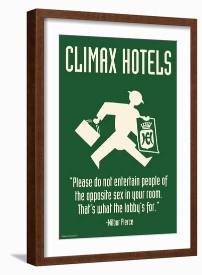 Climax Hotel-Wilbur Pierce-Framed Art Print