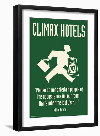 Climax Hotel-Wilbur Pierce-Framed Art Print