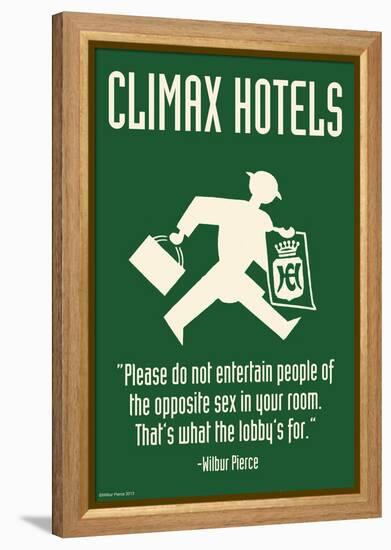 Climax Hotel-Wilbur Pierce-Framed Stretched Canvas