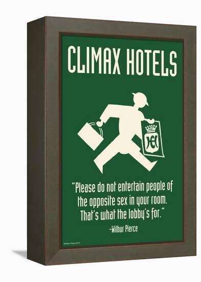 Climax Hotel-Wilbur Pierce-Framed Stretched Canvas