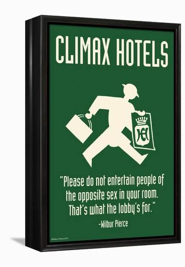 Climax Hotel-Wilbur Pierce-Framed Stretched Canvas