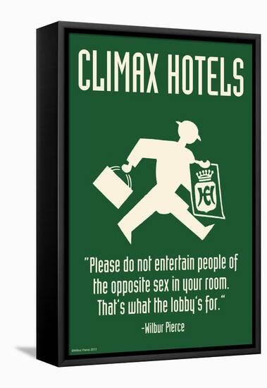Climax Hotel-Wilbur Pierce-Framed Stretched Canvas
