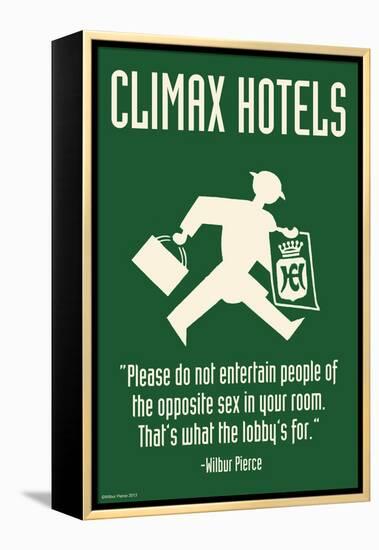 Climax Hotel-Wilbur Pierce-Framed Stretched Canvas