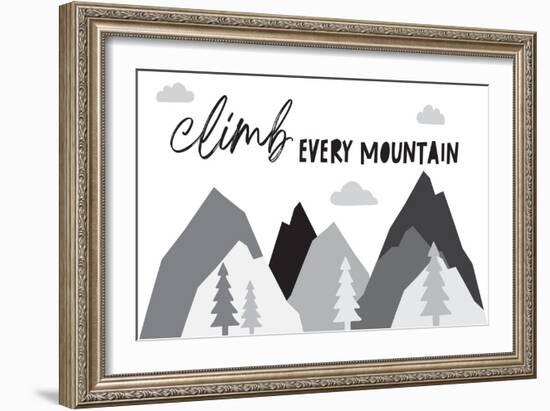 Climb Every Mountain-Jennifer McCully-Framed Art Print