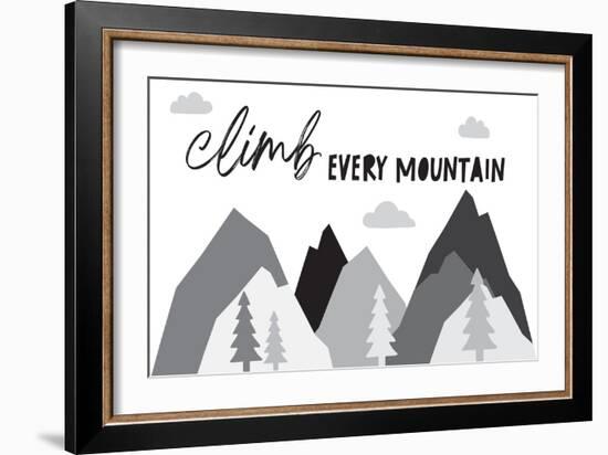 Climb Every Mountain-Jennifer McCully-Framed Art Print