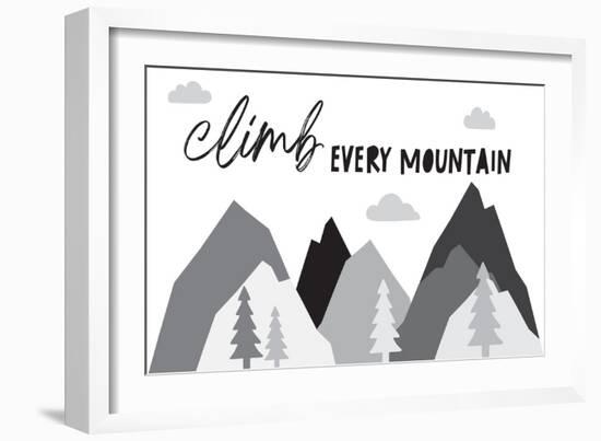 Climb Every Mountain-Jennifer McCully-Framed Art Print