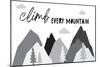 Climb Every Mountain-Jennifer McCully-Mounted Art Print