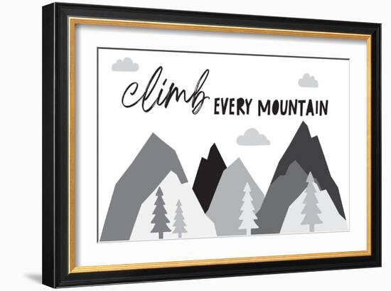 Climb Every Mountain-Jennifer McCully-Framed Art Print
