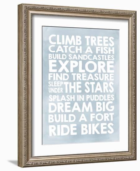 Climb Trees-Erin Clark-Framed Giclee Print