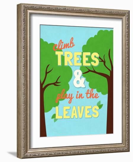 Climb Trees-SD Graphics Studio-Framed Art Print