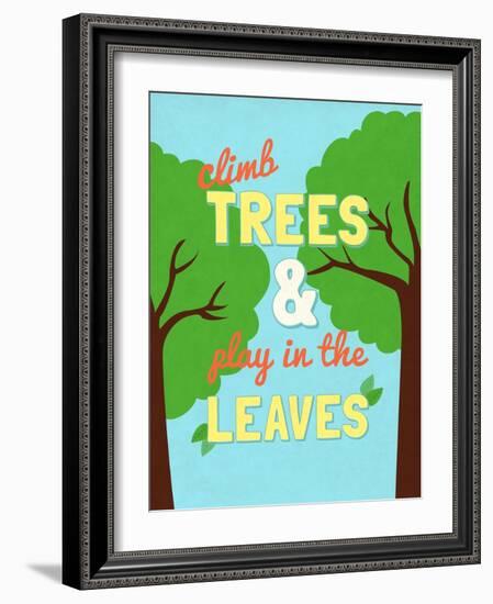 Climb Trees-SD Graphics Studio-Framed Art Print