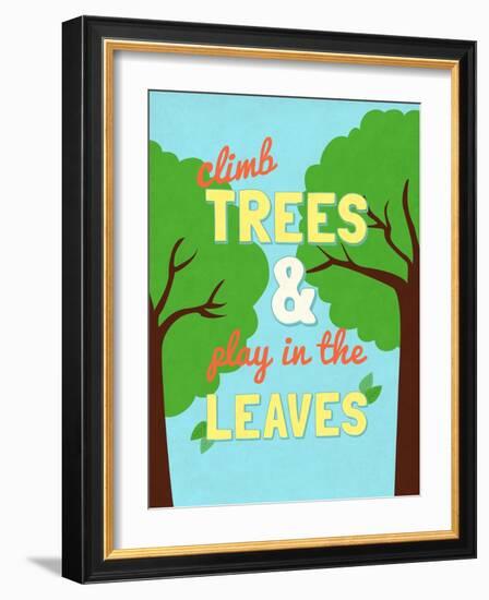 Climb Trees-SD Graphics Studio-Framed Art Print