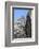 Climber on Steep Rock Face in the Background Blue Sky and Peaks of the Alps, Valtellina, Italy-Roberto Moiola-Framed Photographic Print