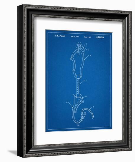 Climber's Caribiner Patent-null-Framed Art Print