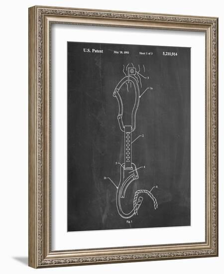 Climber's Caribiner Patent-null-Framed Art Print