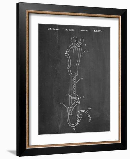 Climber's Caribiner Patent-null-Framed Art Print