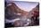 Climbers Look at Rocky Mountain National Park's the Diamond Trail, Long's Peak, Colorado-Dan Holz-Mounted Photographic Print