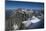 Climbers on a snowfield approaching the Aiguile du Midi, 3842m, Graian Alps, Chamonix, Haute Savoie-James Emmerson-Mounted Photographic Print