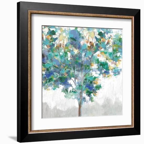 Climbing Blue-Eva Watts-Framed Art Print