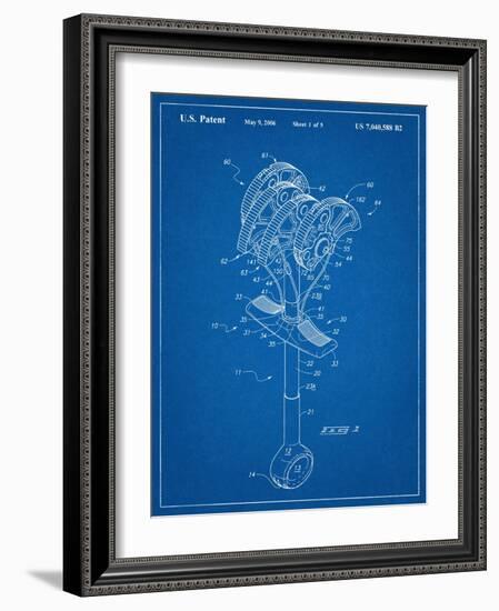 Climbing Cam, Omega Pacific Link Cam Patent-null-Framed Art Print