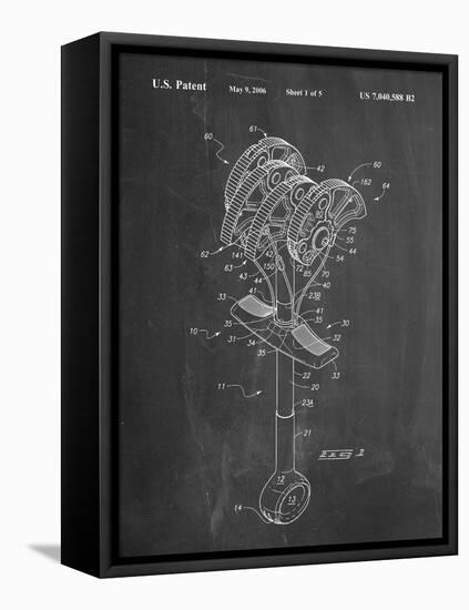 Climbing Cam, Omega Pacific Link Cam Patent-null-Framed Stretched Canvas