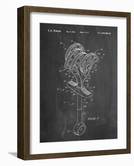 Climbing Cam, Omega Pacific Link Cam Patent-null-Framed Art Print
