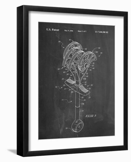 Climbing Cam, Omega Pacific Link Cam Patent-null-Framed Art Print