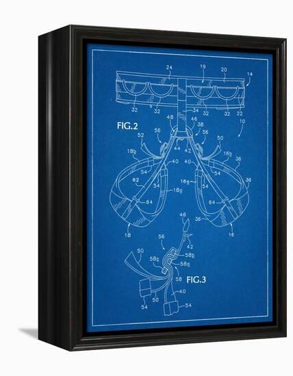 Climbing Harness Patent-null-Framed Stretched Canvas