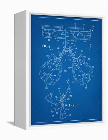 Climbing Harness Patent-null-Framed Stretched Canvas