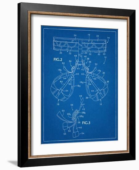 Climbing Harness Patent-null-Framed Art Print