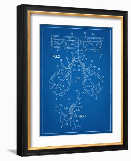 Climbing Harness Patent-null-Framed Art Print