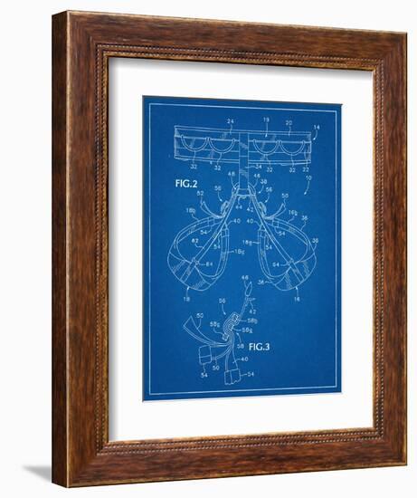 Climbing Harness Patent-null-Framed Art Print