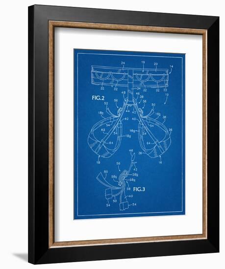 Climbing Harness Patent-null-Framed Art Print