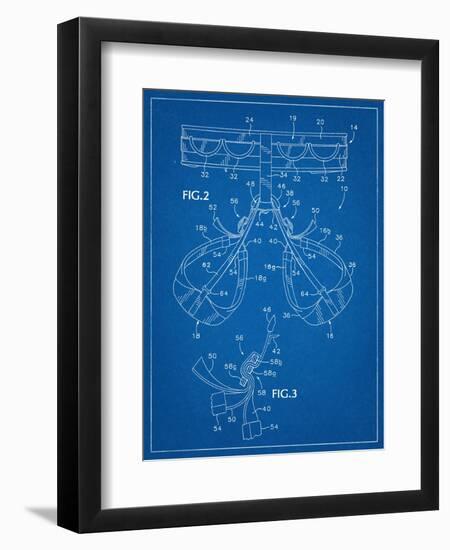 Climbing Harness Patent-null-Framed Art Print