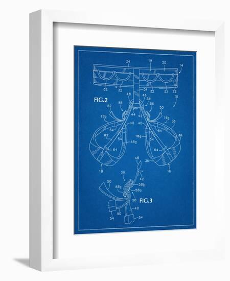 Climbing Harness Patent-null-Framed Art Print