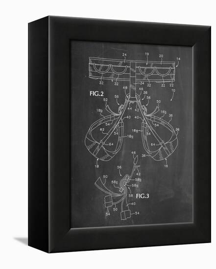 Climbing Harness Patent-null-Framed Stretched Canvas