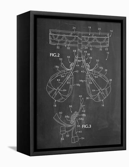 Climbing Harness Patent-null-Framed Stretched Canvas
