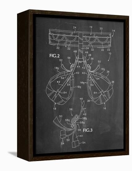 Climbing Harness Patent-null-Framed Stretched Canvas