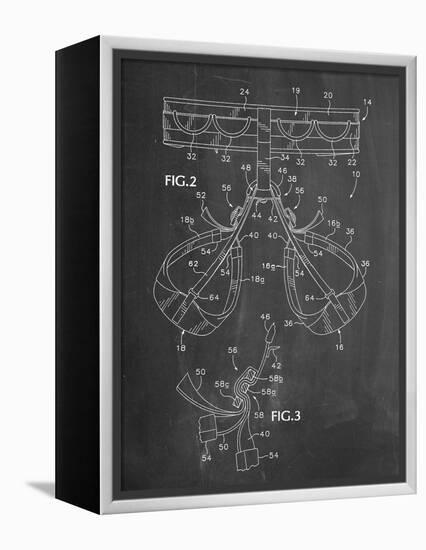 Climbing Harness Patent-null-Framed Stretched Canvas