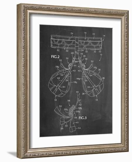 Climbing Harness Patent-null-Framed Art Print