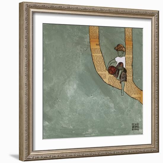 Climbing in the Wind-Kelsey Hochstatter-Framed Art Print