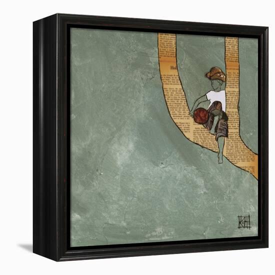 Climbing in the Wind-Kelsey Hochstatter-Framed Stretched Canvas