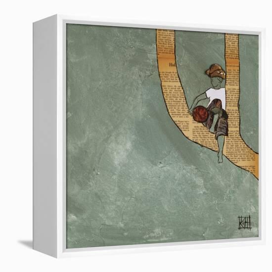 Climbing in the Wind-Kelsey Hochstatter-Framed Stretched Canvas