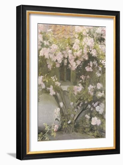 Climbing Roses, 1912-Michael Peter Ancher-Framed Giclee Print