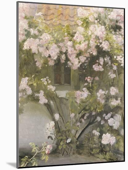 Climbing Roses, 1912-Michael Peter Ancher-Mounted Giclee Print