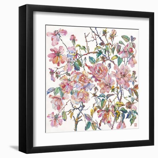 Climbing Roses-Sofia Perina-Miller-Framed Giclee Print